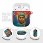 Amilcar Cabral AirPods Case Armed Activist Quote Raised Fist African Liberation Tribute - Colorful Paint Stroke - African Pride