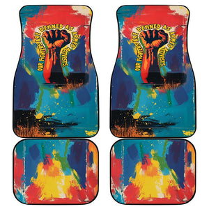 Amilcar Cabral Car Mats Armed Activist Quote Raised Fist African Liberation Tribute - Colorful Paint Stroke - African Pride