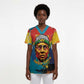 Amilcar Cabral Scrub Top Armed Activist Quote Raised Fist African Liberation Tribute - Colorful Paint Stroke - African Pride