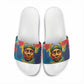 Amilcar Cabral Slide Sandals Armed Activist Quote Raised Fist African Liberation Tribute - Colorful Paint Stroke - African Pride