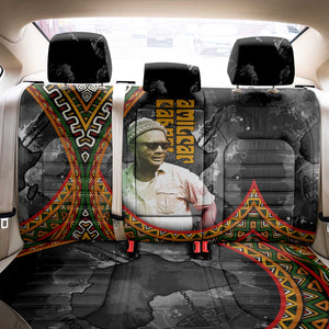 Amilcar Cabral Back Car Seat Cover African Map with Chains Freedom Theme Revolutionary Liberation Tribute - African Pride