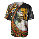 Amilcar Cabral Baseball Jersey African Map with Chains Freedom Theme Revolutionary Liberation Tribute - African Pride