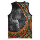 Amilcar Cabral Basketball Jersey African Map with Chains Freedom Theme Revolutionary Liberation Tribute - African Pride