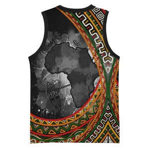 Amilcar Cabral Basketball Jersey African Map with Chains Freedom Theme Revolutionary Liberation Tribute - African Pride