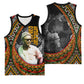Amilcar Cabral Basketball Jersey African Map with Chains Freedom Theme Revolutionary Liberation Tribute - African Pride