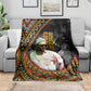 Amilcar Cabral Blanket African Map with Chains Freedom Theme Revolutionary Liberation Tribute - African Pride