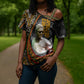 Amilcar Cabral Cross Shoulder Shirt African Map with Chains Freedom Theme Revolutionary Liberation Tribute - African Pride