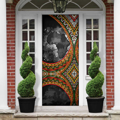 Amilcar Cabral Door Cover African Map with Chains Freedom Theme Revolutionary Liberation Tribute - African Pride
