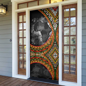Amilcar Cabral Door Cover African Map with Chains Freedom Theme Revolutionary Liberation Tribute - African Pride