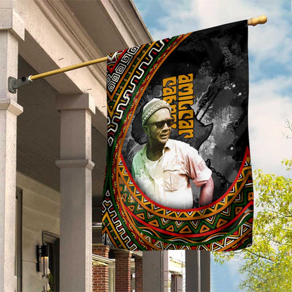 Amilcar Cabral Garden Flag African Map with Chains Freedom Theme Revolutionary Liberation Tribute - African Pride
