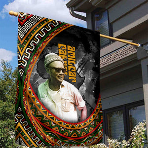 Amilcar Cabral Garden Flag African Map with Chains Freedom Theme Revolutionary Liberation Tribute - African Pride