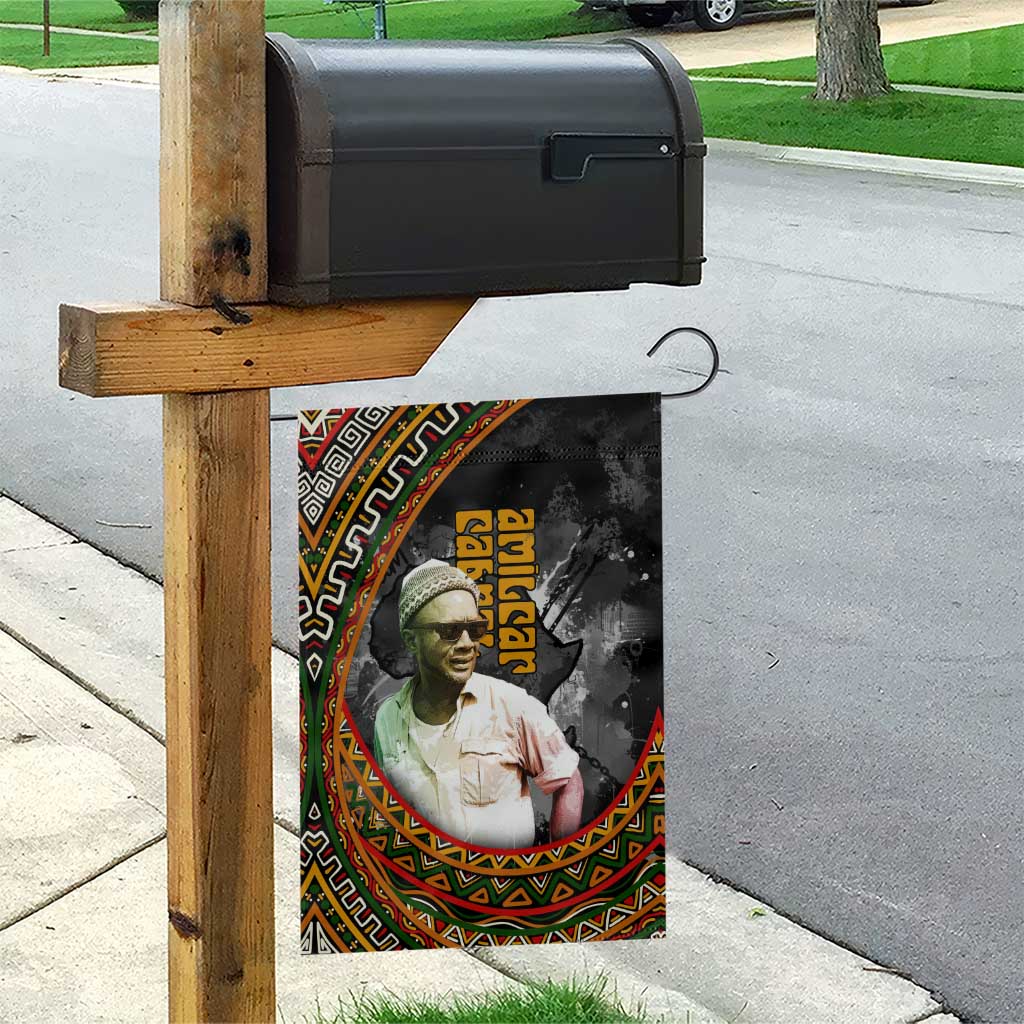 Amilcar Cabral Garden Flag African Map with Chains Freedom Theme Revolutionary Liberation Tribute - African Pride