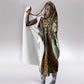 Amilcar Cabral Hooded Blanket African Map with Chains Freedom Theme Revolutionary Liberation Tribute - African Pride