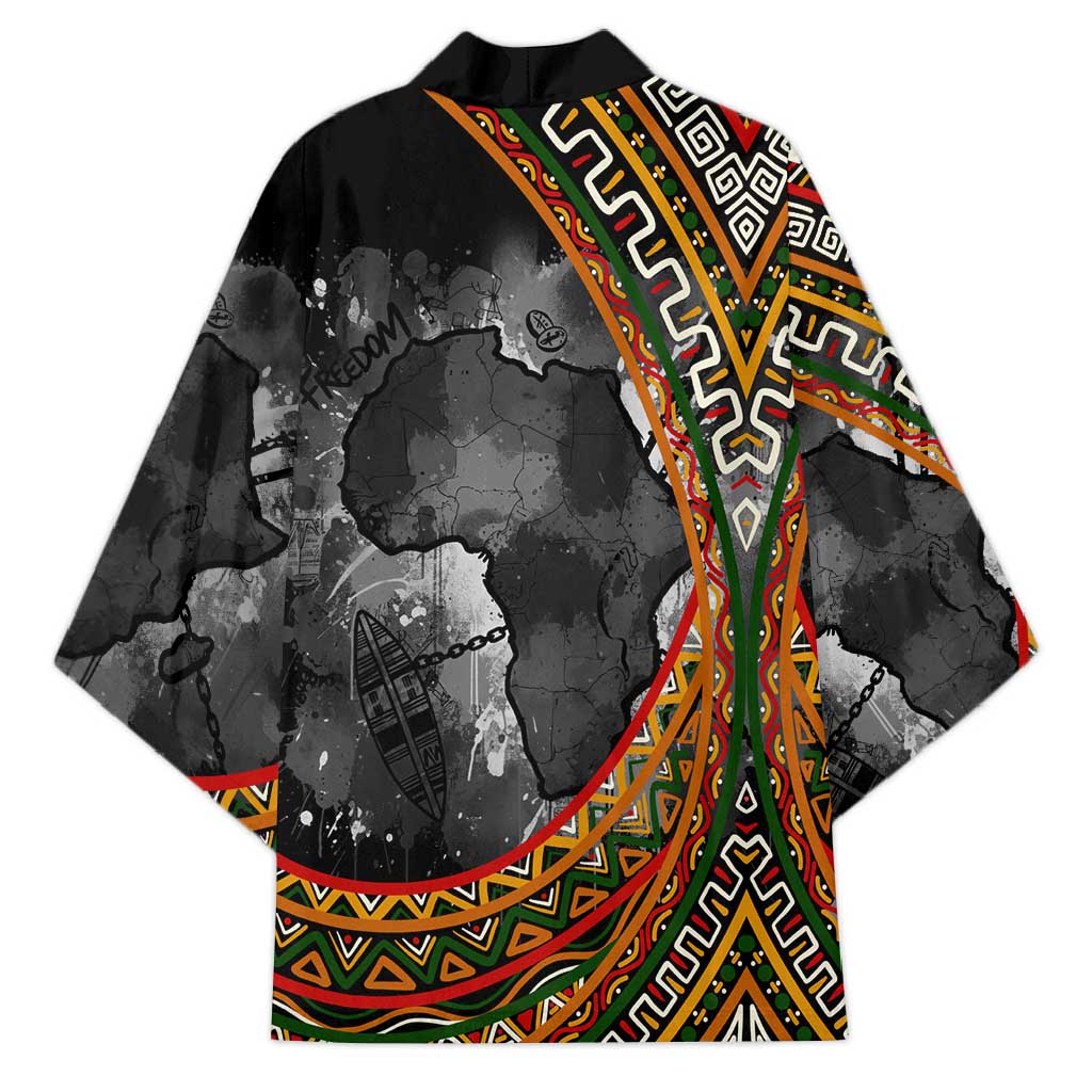 Amilcar Cabral Kimono African Map with Chains Freedom Theme Revolutionary Liberation Tribute - African Pride
