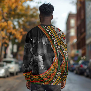 Amilcar Cabral Long Sleeve Shirt African Map with Chains Freedom Theme Revolutionary Liberation Tribute - African Pride