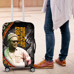 Amilcar Cabral Luggage Cover African Map with Chains Freedom Theme Revolutionary Liberation Tribute - African Pride