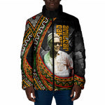 Amilcar Cabral Padded Jacket African Map with Chains Freedom Theme Revolutionary Liberation Tribute - African Pride