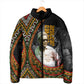 Amilcar Cabral Padded Jacket African Map with Chains Freedom Theme Revolutionary Liberation Tribute - African Pride