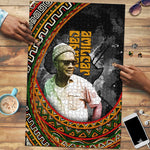 Amilcar Cabral Puzzle African Map with Chains Freedom Theme Revolutionary Liberation Tribute - African Pride