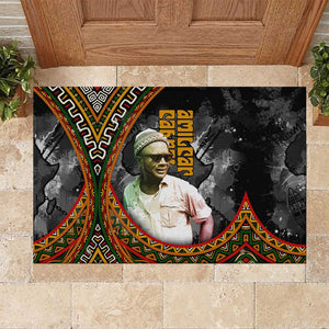 Amilcar Cabral Rubber Doormat African Map with Chains Freedom Theme Revolutionary Liberation Tribute - African Pride