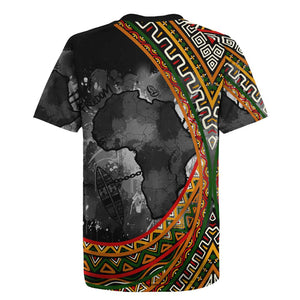 Amilcar Cabral Rugby Jersey African Map with Chains Freedom Theme Revolutionary Liberation Tribute - African Pride