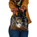 Amilcar Cabral Shoulder Handbag African Map with Chains Freedom Theme Revolutionary Liberation Tribute - African Pride