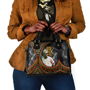 Amilcar Cabral Shoulder Handbag African Map with Chains Freedom Theme Revolutionary Liberation Tribute - African Pride