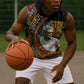 Amilcar Cabral Sleeveless Hoodie African Map with Chains Freedom Theme Revolutionary Liberation Tribute - African Pride