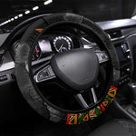 Amilcar Cabral Steering Wheel Cover African Map with Chains Freedom Theme Revolutionary Liberation Tribute - African Pride