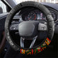 Amilcar Cabral Steering Wheel Cover African Map with Chains Freedom Theme Revolutionary Liberation Tribute - African Pride