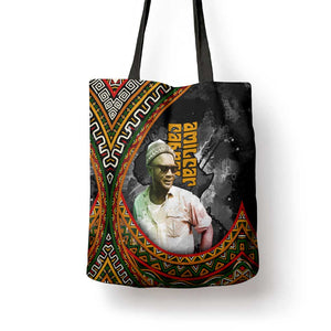 Amilcar Cabral Tote Bag African Map with Chains Freedom Theme Revolutionary Liberation Tribute - African Pride