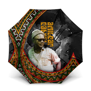 Amilcar Cabral Umbrella African Map with Chains Freedom Theme Revolutionary Liberation Tribute - African Pride