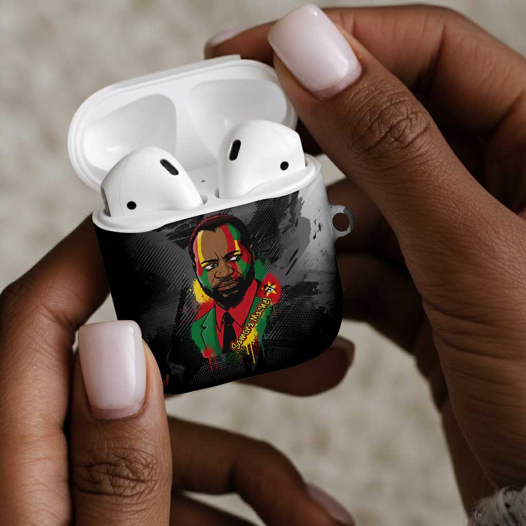 Samora Machel AirPods Case Mozambique Liberation Graffiti Style Viva FRELIMO African Revolutionary - African Pride
