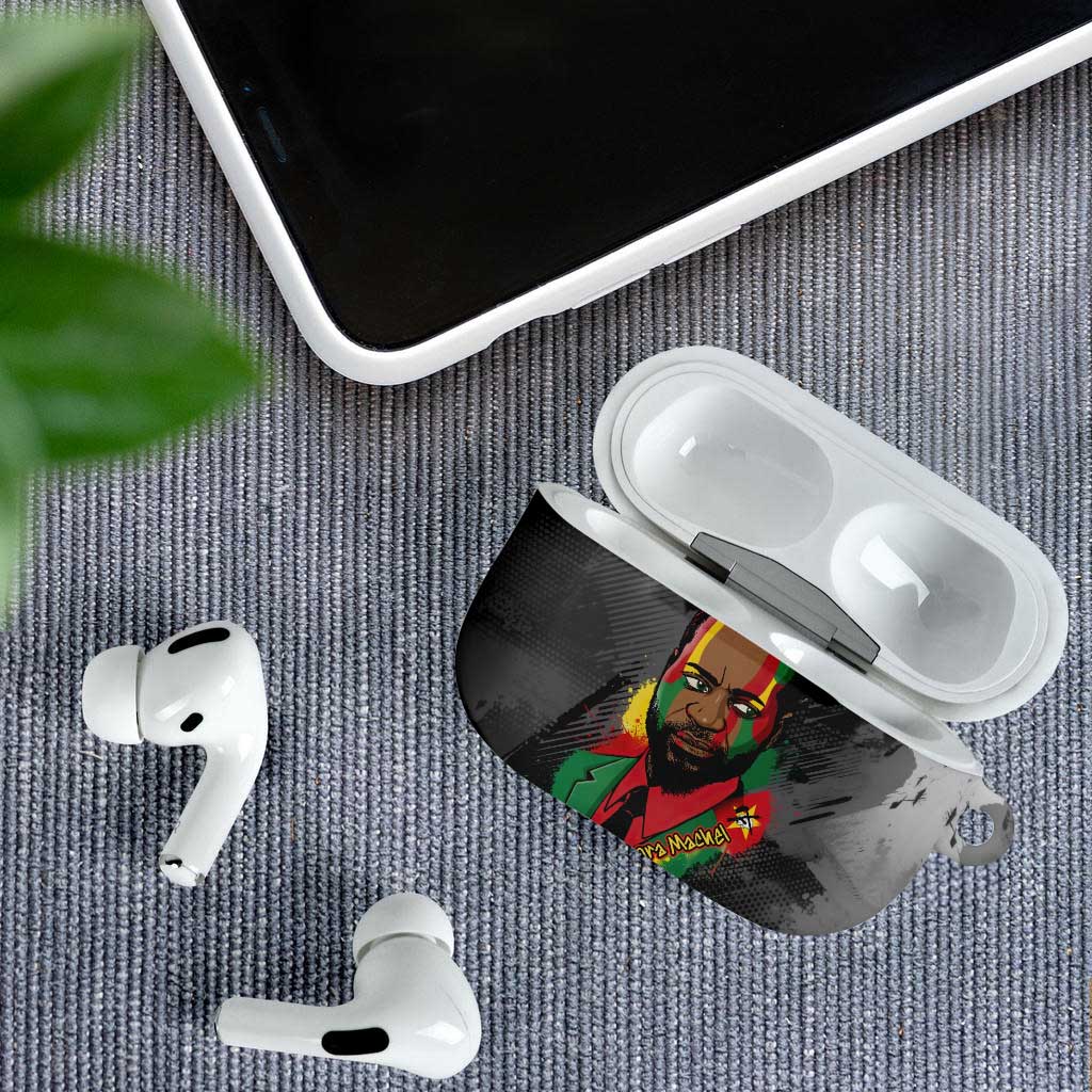 Samora Machel AirPods Case Mozambique Liberation Graffiti Style Viva FRELIMO African Revolutionary - African Pride