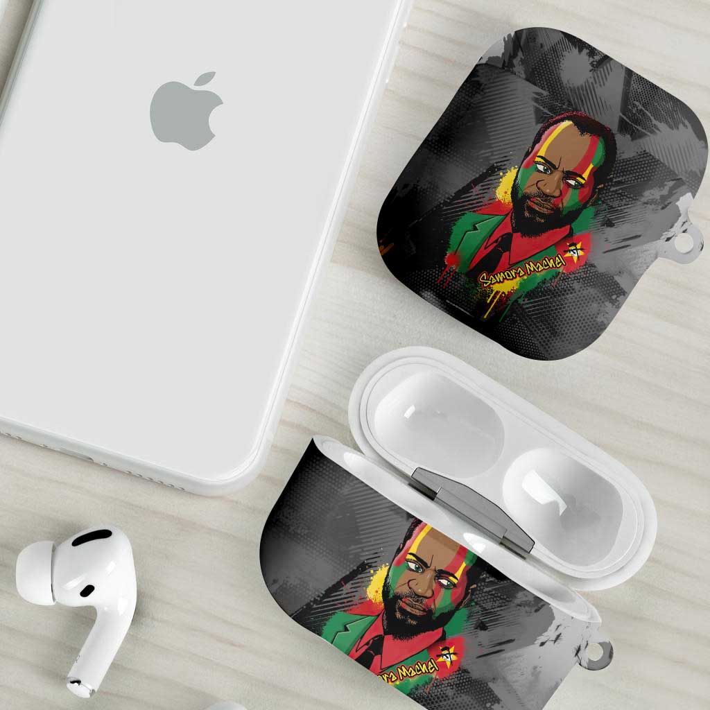 Samora Machel AirPods Case Mozambique Liberation Graffiti Style Viva FRELIMO African Revolutionary - African Pride