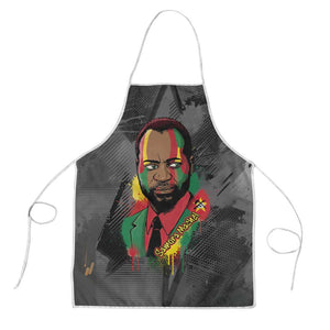 Samora Machel Apron Mozambique Liberation Graffiti Style Viva FRELIMO African Revolutionary - African Pride