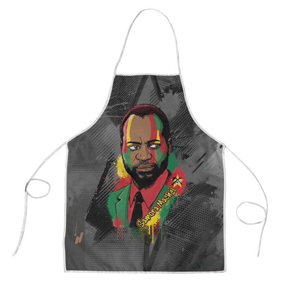 Samora Machel Apron Mozambique Liberation Graffiti Style Viva FRELIMO African Revolutionary - African Pride