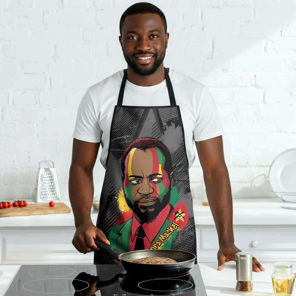Samora Machel Apron Mozambique Liberation Graffiti Style Viva FRELIMO African Revolutionary - African Pride