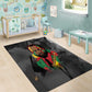 Samora Machel Area Rug Mozambique Liberation Graffiti Style Viva FRELIMO African Revolutionary - African Pride