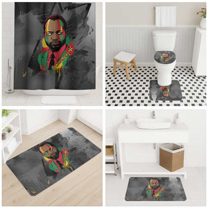 Samora Machel Bathroom Set Mozambique Liberation Graffiti Style Viva FRELIMO African Revolutionary - African Pride