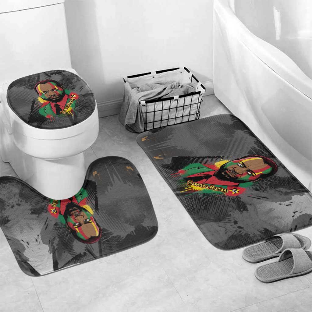 Samora Machel Bathroom Set Mozambique Liberation Graffiti Style Viva FRELIMO African Revolutionary - African Pride