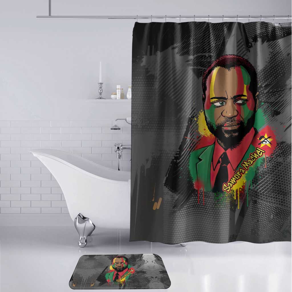 Samora Machel Bathroom Set Mozambique Liberation Graffiti Style Viva FRELIMO African Revolutionary - African Pride