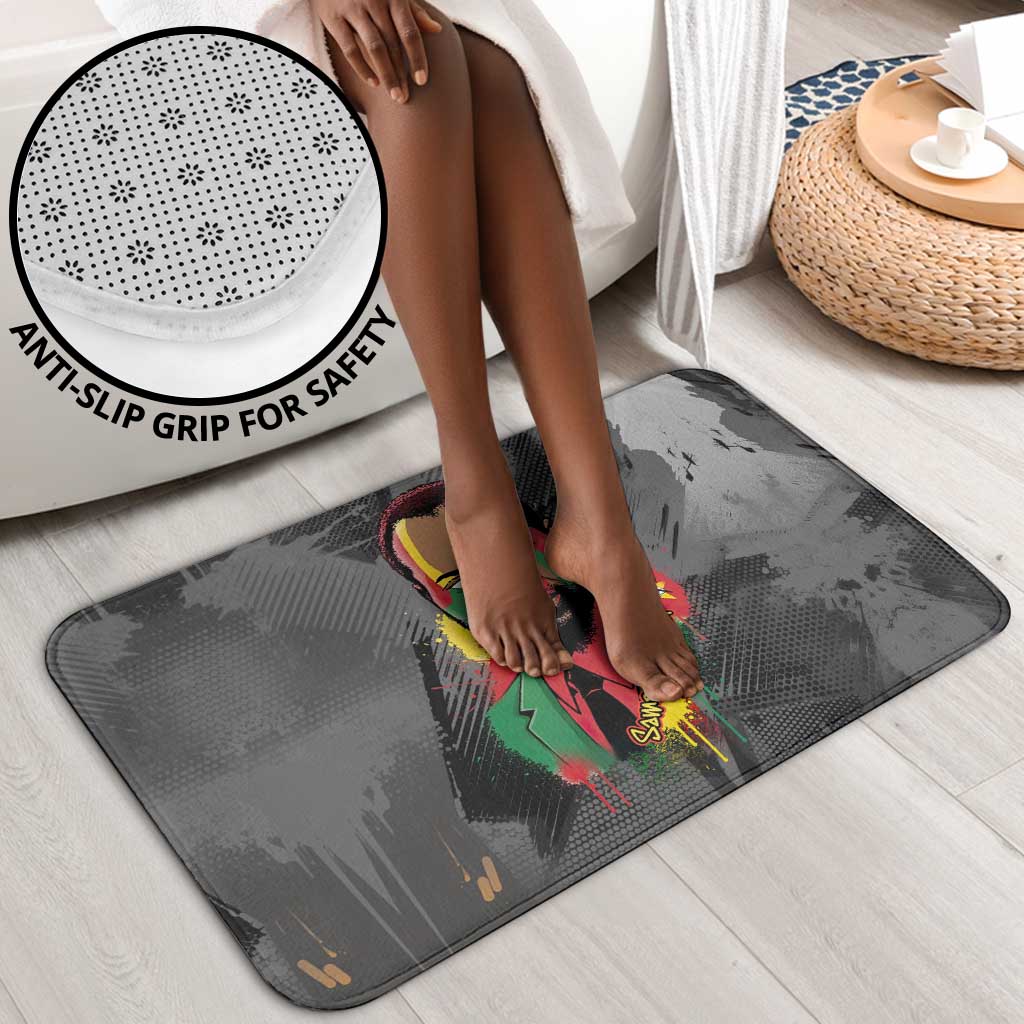 Samora Machel Bathroom Set Mozambique Liberation Graffiti Style Viva FRELIMO African Revolutionary - African Pride