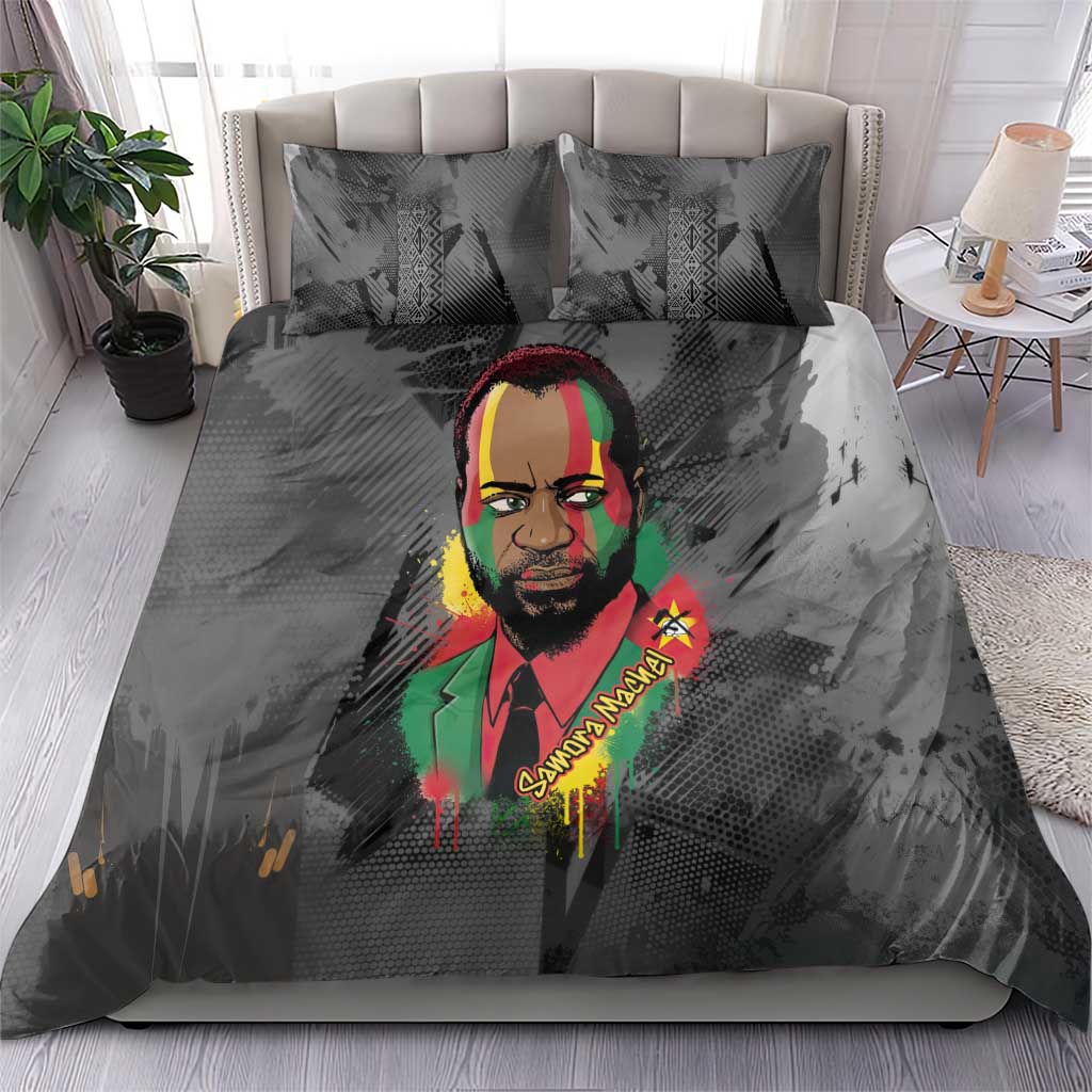 Samora Machel Bedding Set Mozambique Liberation Graffiti Style Viva FRELIMO African Revolutionary - African Pride