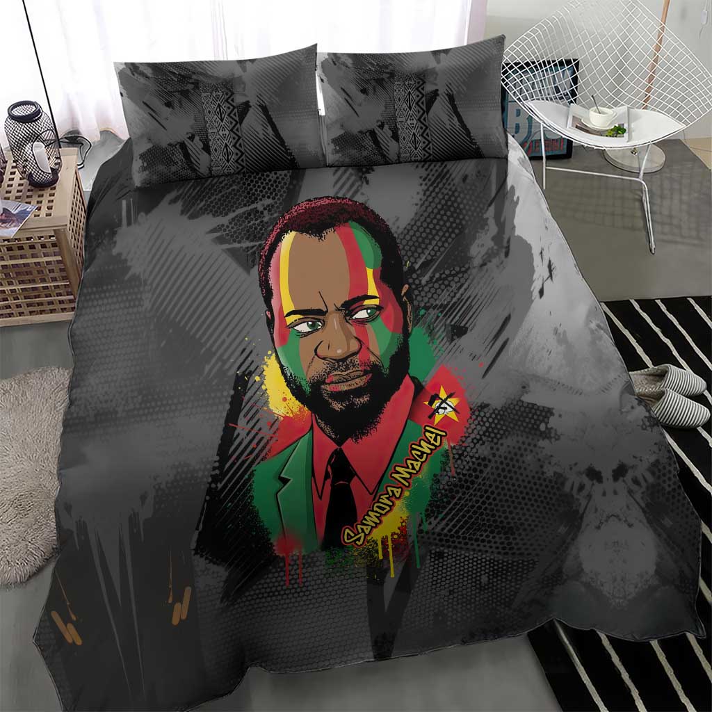Samora Machel Bedding Set Mozambique Liberation Graffiti Style Viva FRELIMO African Revolutionary - African Pride