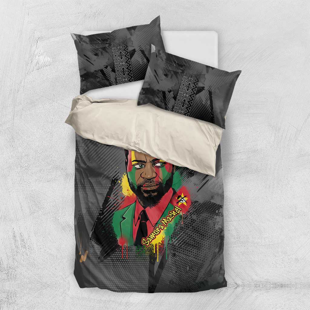 Samora Machel Bedding Set Mozambique Liberation Graffiti Style Viva FRELIMO African Revolutionary - African Pride