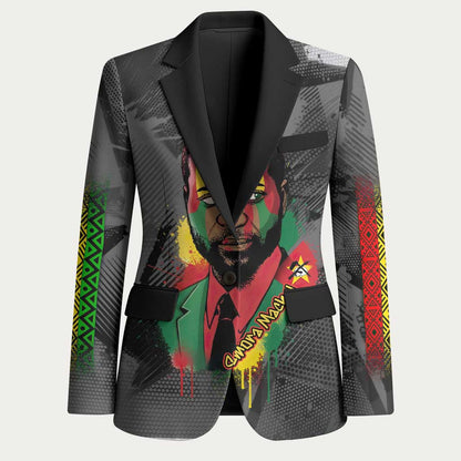 Samora Machel Blazer Mozambique Liberation Graffiti Style Viva FRELIMO African Revolutionary - African Pride