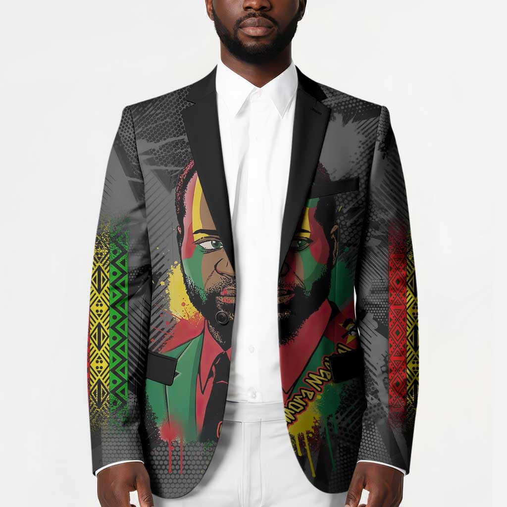 Samora Machel Blazer Mozambique Liberation Graffiti Style Viva FRELIMO African Revolutionary - African Pride
