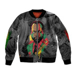 Samora Machel Bomber Jacket Mozambique Liberation Graffiti Style Viva FRELIMO African Revolutionary - African Pride