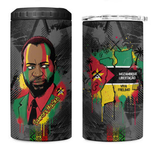 Samora Machel 4 in 1 Can Cooler Tumbler Mozambique Liberation Graffiti Style Viva FRELIMO African Revolutionary - African Pride